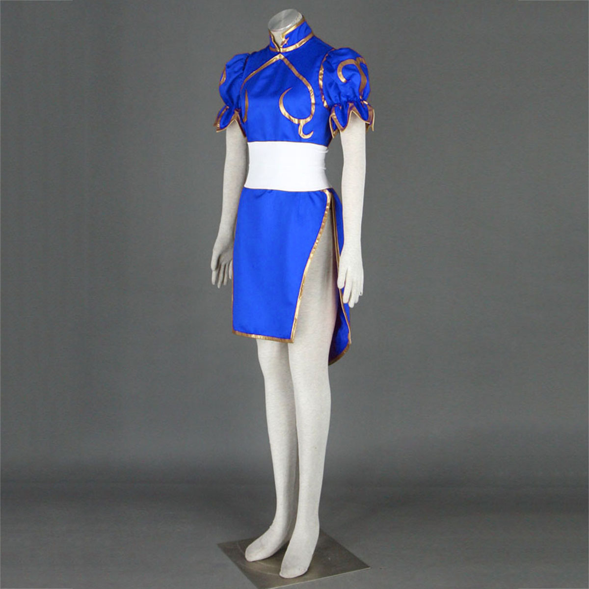 Street Fighter Chun-Li 1 Blue Cosplay Costumes AU