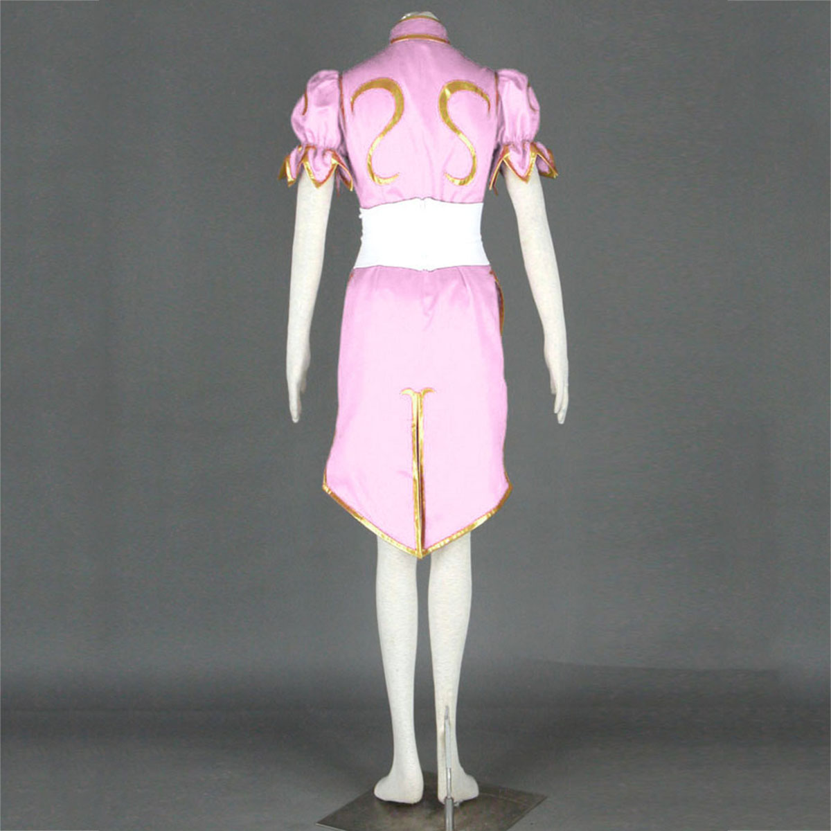 Street Fighter Chun- Li 3 Pink Cosplay Costumes AU