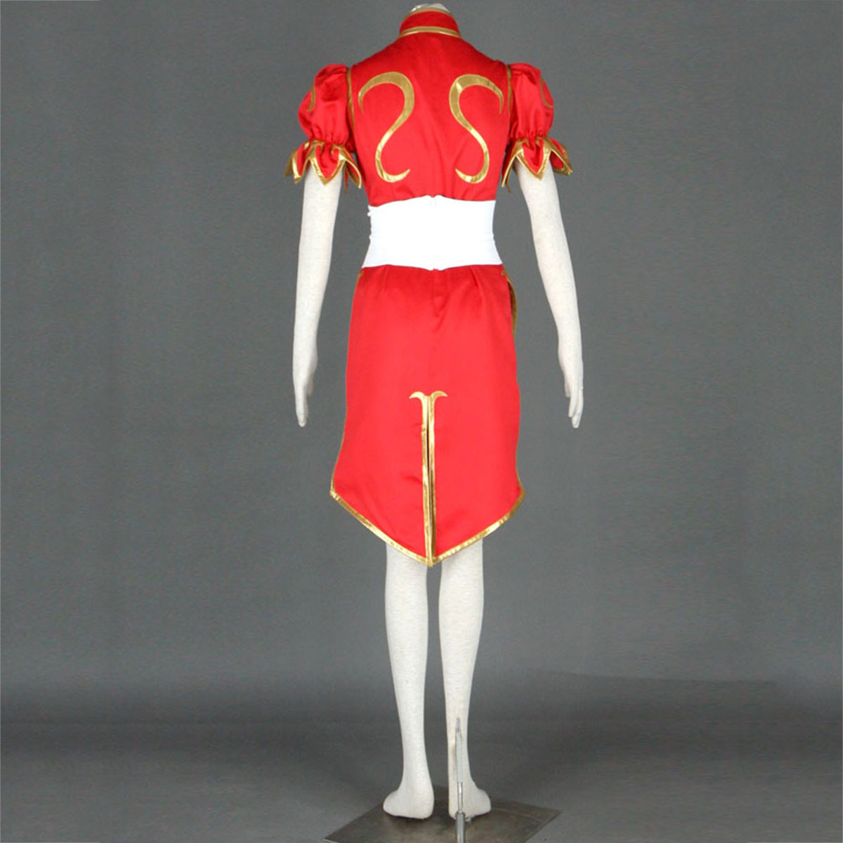 Street Fighter Chun-Li 4 Red Cosplay Costumes AU