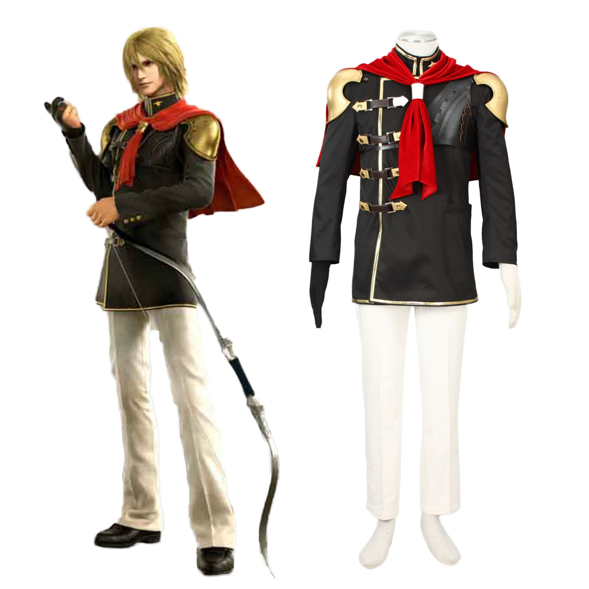 Final Fantasy Type-0 Trey 1 Cosplay Costumes AU