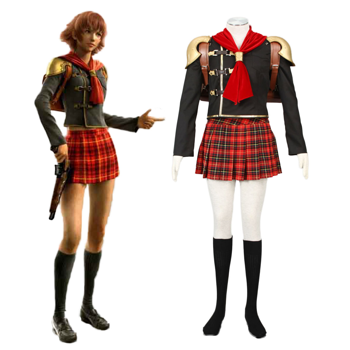 Final Fantasy Type-0 Cater 1 Cosplay Costumes AU