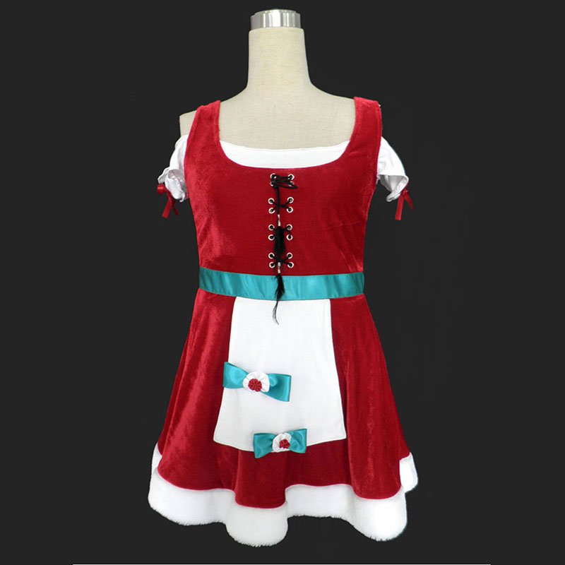 Christmas Lady Dress 8 Cosplay Costumes AU