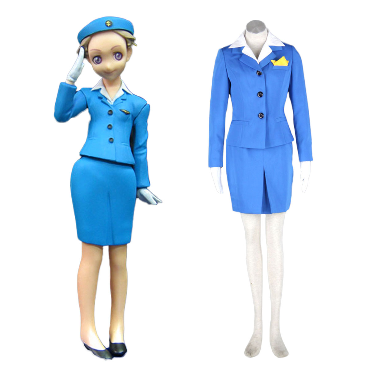 Aviation Uniform Culture Stewardess 1 Cosplay Costumes AU