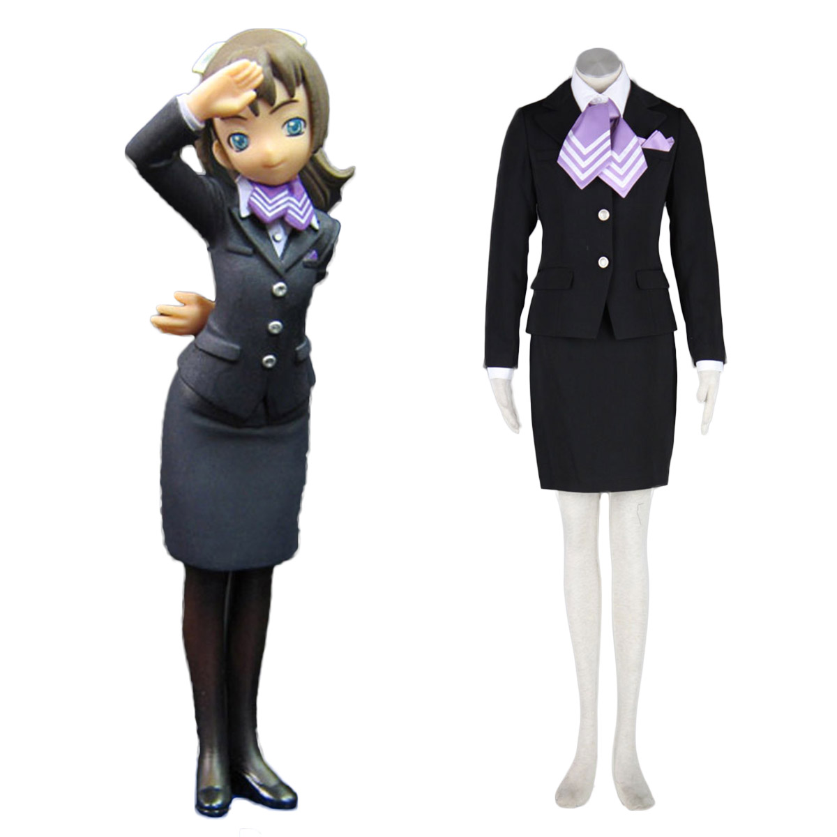 Aviation Uniform Culture Stewardess 9 Cosplay Costumes AU