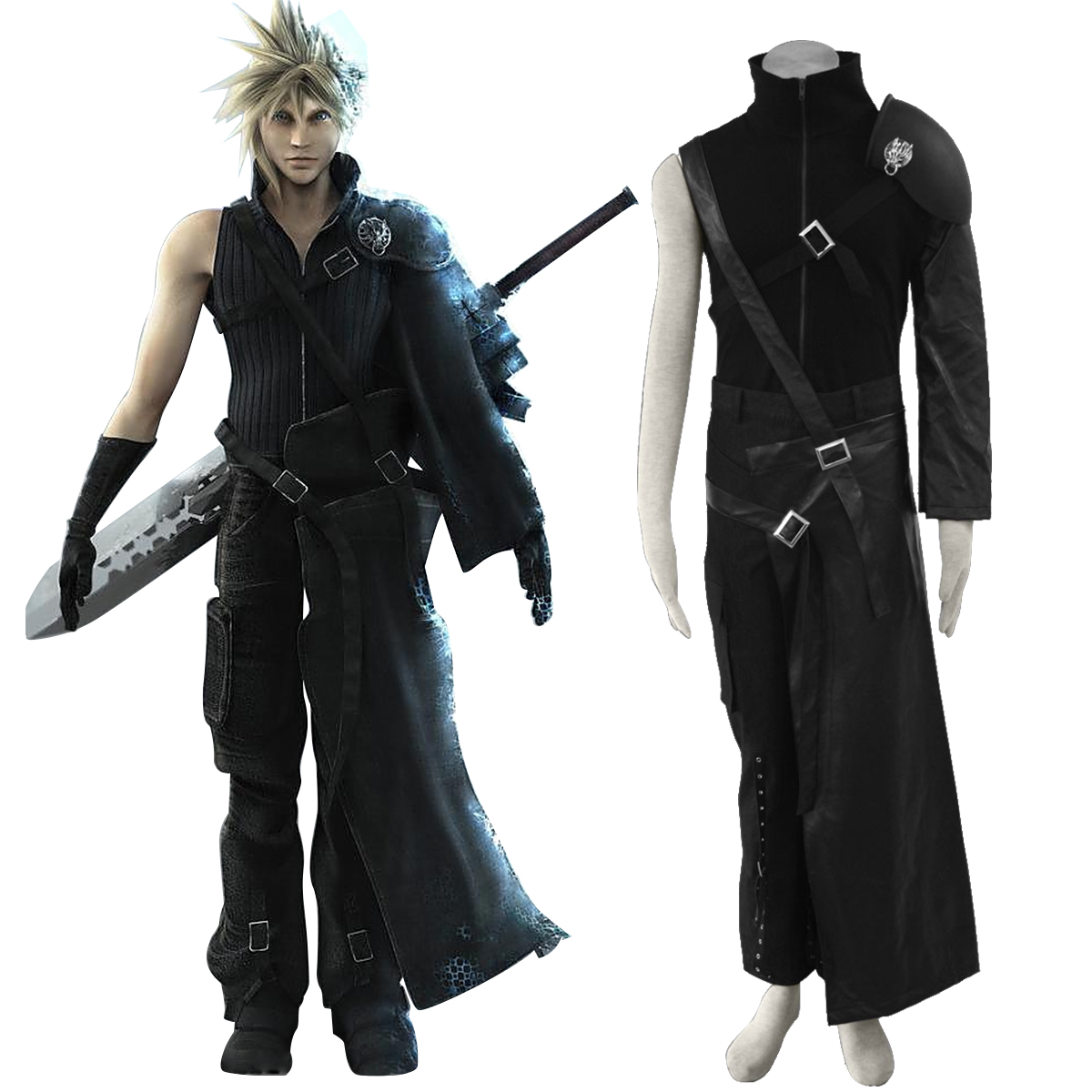 Final Fantasy VII Cloud Strife Cosplay Costumes AU
