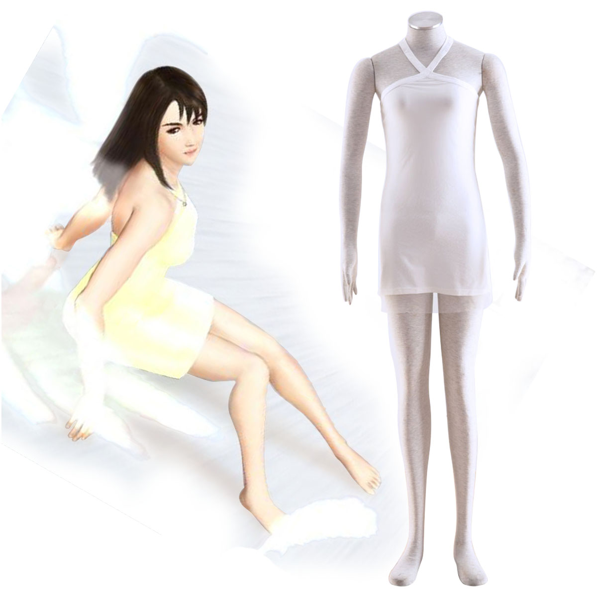 Final Fantasy VIII Rinoa Heartilly 2 Cosplay Costumes AU