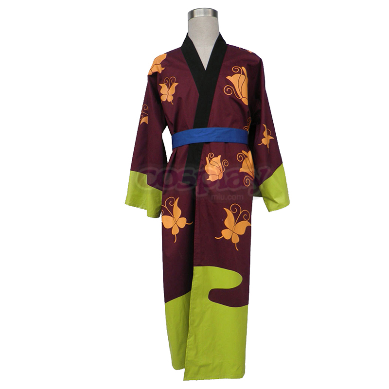 Gin Tama Takasugi Shinsuke 1 Kimono Cosplay Costumes AU