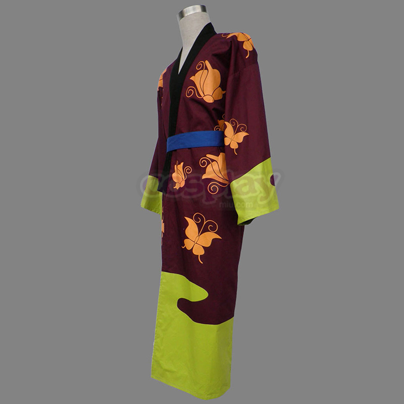 Gin Tama Takasugi Shinsuke 1 Kimono Cosplay Costumes AU