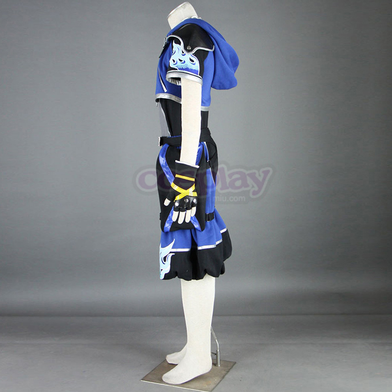 Kingdom Hearts Sora 2 Blue Cosplay Costumes AU