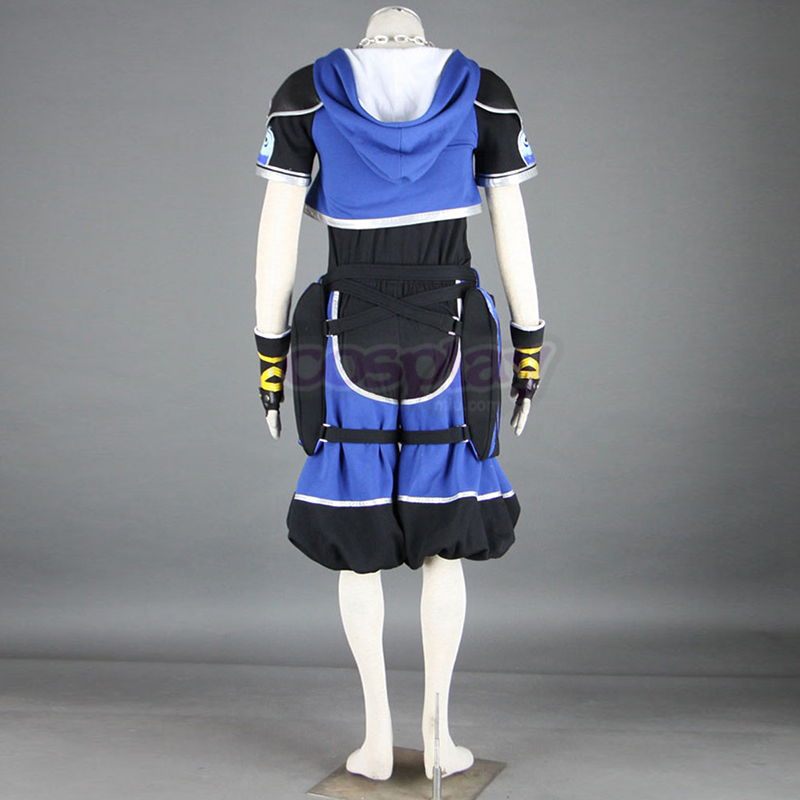 Kingdom Hearts Sora 2 Blue Cosplay Costumes AU