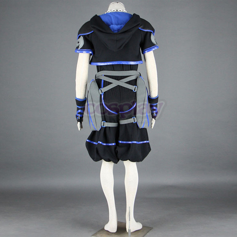 Kingdom Hearts Sora 4 Black Cosplay Costumes AU