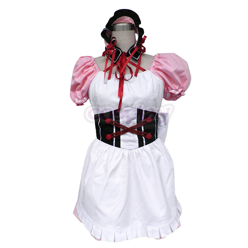 Haruhi Suzumiya Asahina Mikuru 1 Maid Cosplay Costumes AU
