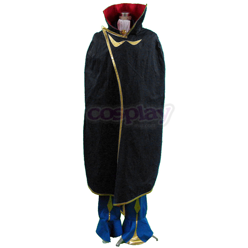 Code Geass Lelouch Lamperouge ZERO 2 Cosplay Costumes AU