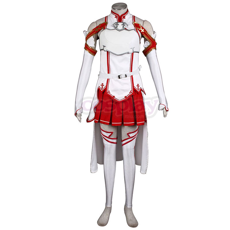 Sword Art Online Asuna 1 Cosplay Costumes AU