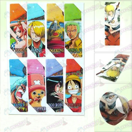 SQ011-One Piece Accessories anime big Bookmarks (5 version of the price)