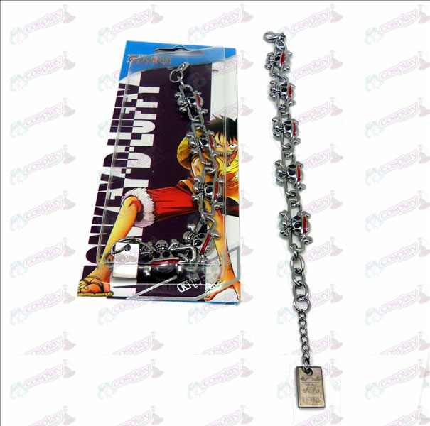 DOne Piece Accessories Luffy logo metal bracelet