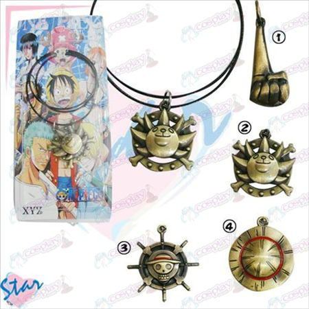 One Piece Accessories bronze necklace