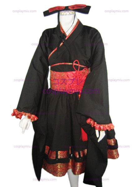 Gothic Lolita Japanese SD black cosplay costume