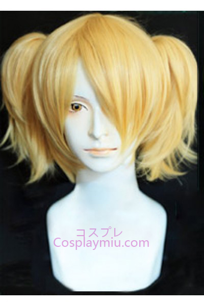 Vocaloid HardRKmix Rin Short Cosplay Wig With Two Pony Tails