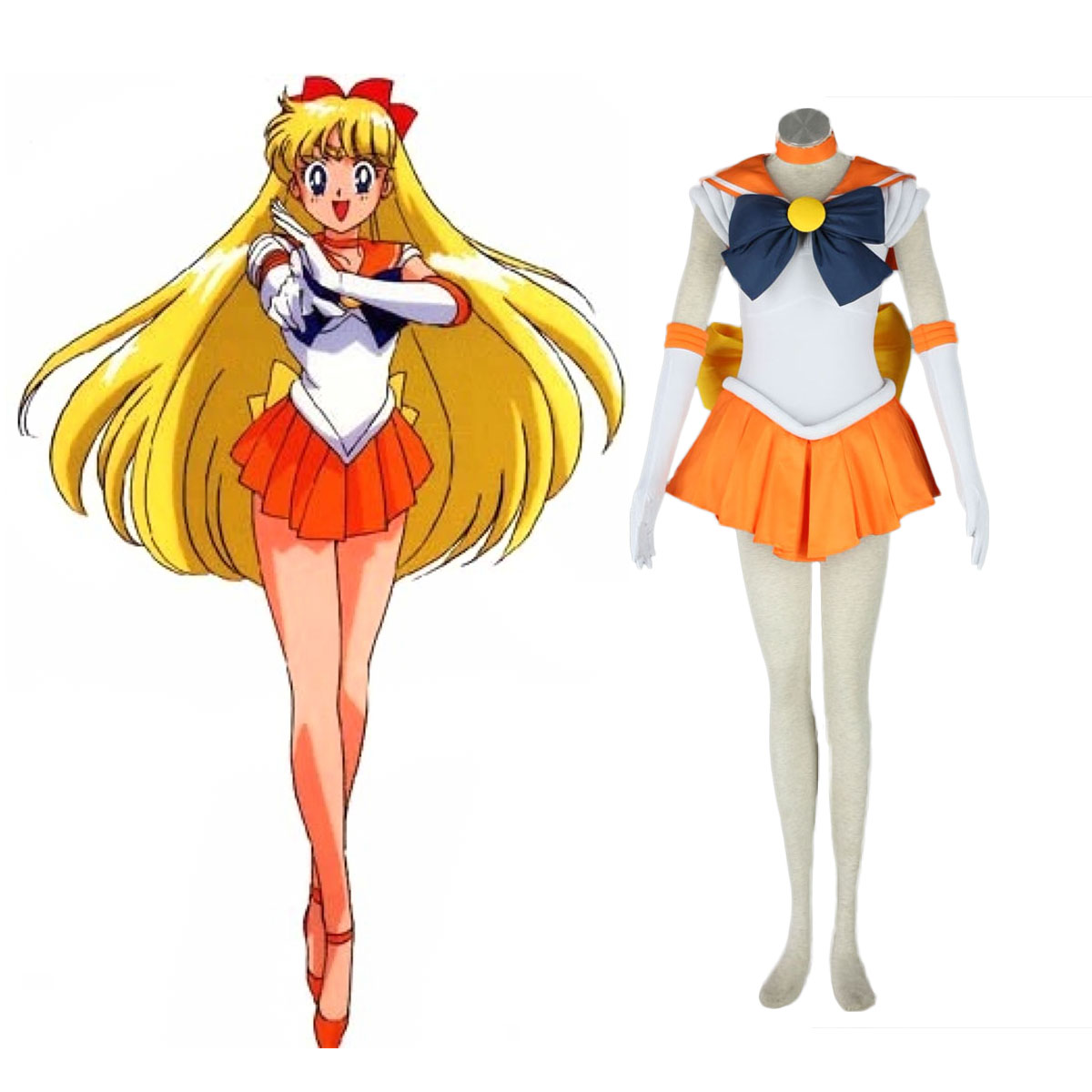 Sailor Moon Minako Aino 1 Cosplay Costumes AU