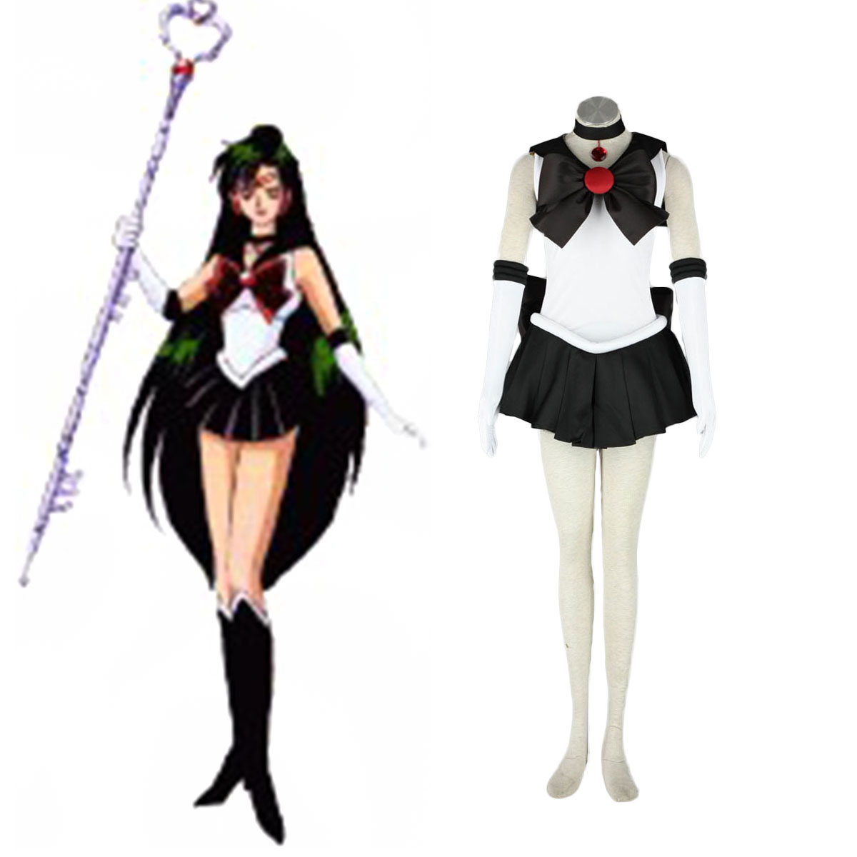 Sailor Moon Meiou Setsuna 1 Cosplay Costumes AU