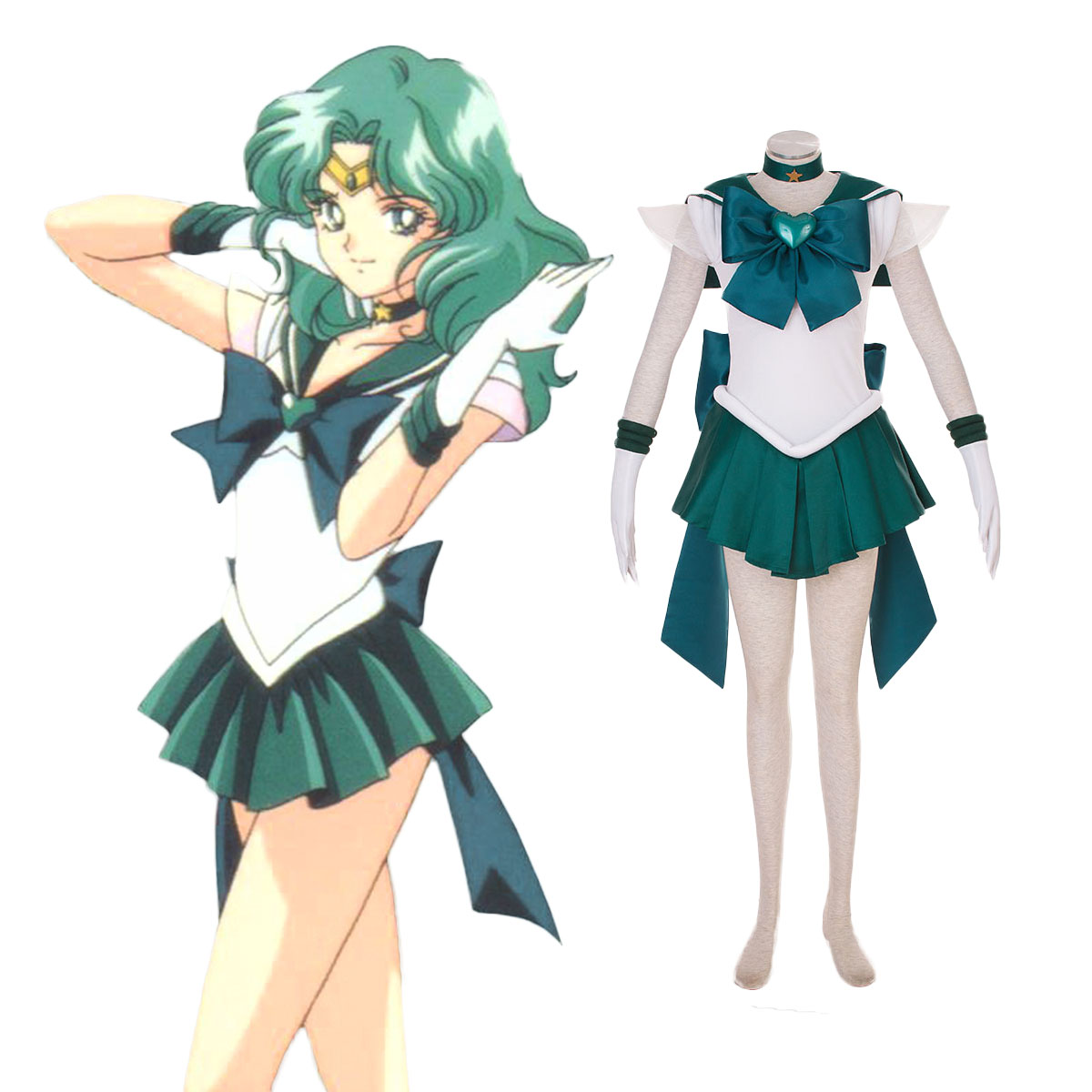 Sailor Moon Kaiou Michiru 3 Cosplay Costumes AU