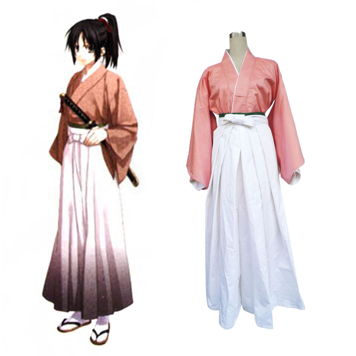 Hakuouki Chizuru Yukimura 1 Cosplay Costumes AU