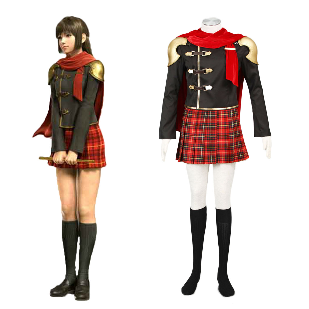 Final Fantasy Type-0 Deuce 1 Cosplay Costumes AU
