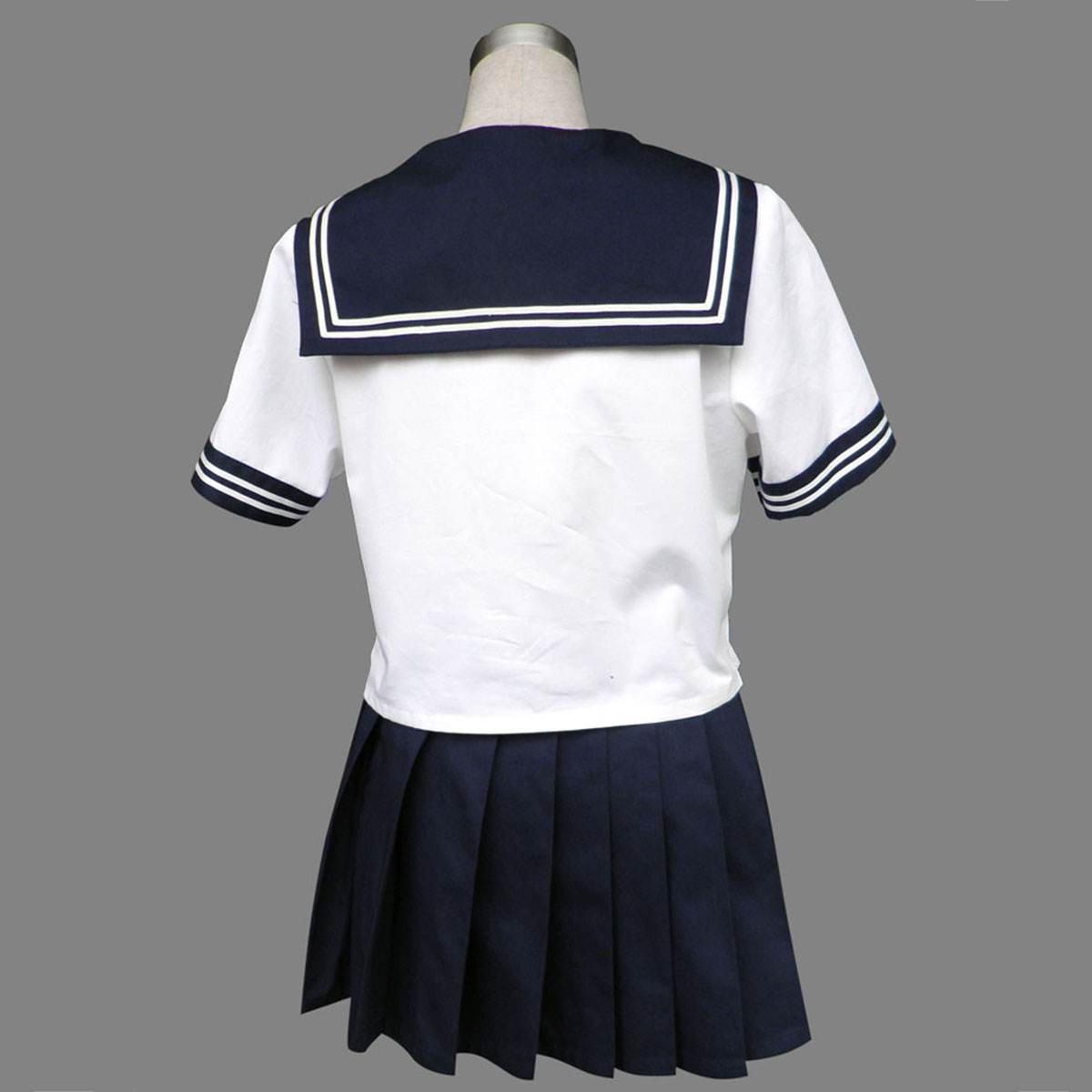 Royal Blue Short Sleeves Sailor Uniform 8 Cosplay Costumes AU