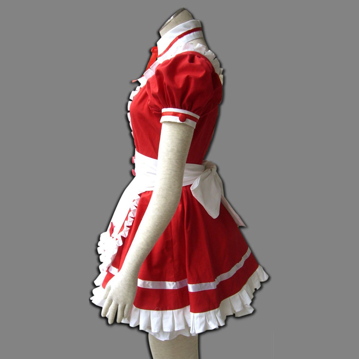 Red Maid Uniform 6 Cosplay Costumes AU