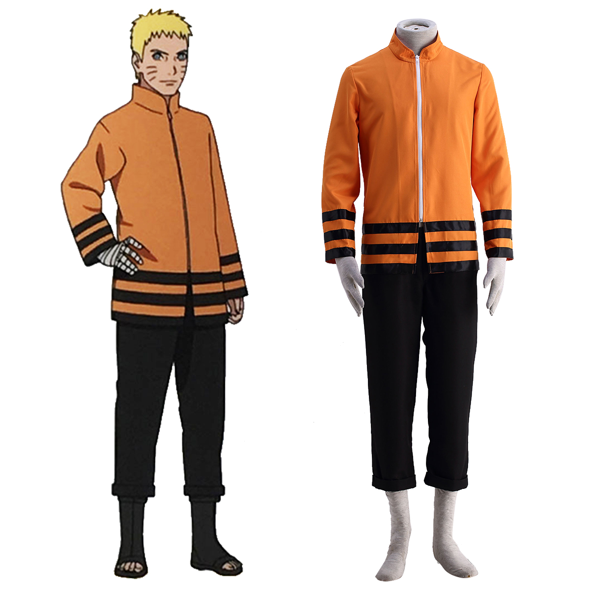 Naruto Boruto Naruto Uzumaki 10 Cosplay Costumes AU