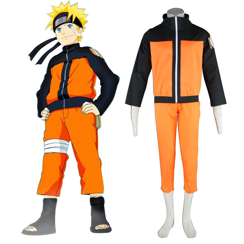 Naruto Shippuden Uzumaki Naruto 2 Cosplay Costumes AU