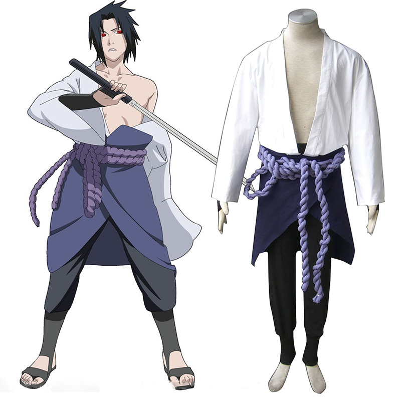Naruto Shippuden Sasuke Uchiha 3 Cosplay Costumes AU