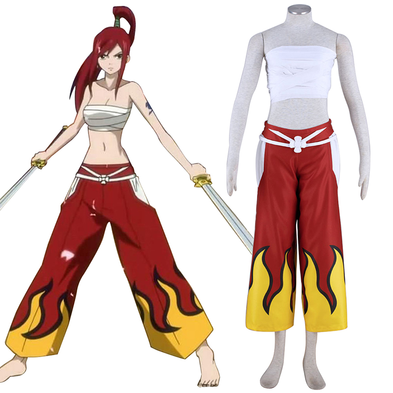 Fairy Tail Erza Scarlet 1 Cosplay Costumes AU
