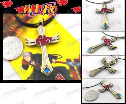 Naruto Red Cloud necklace bronze