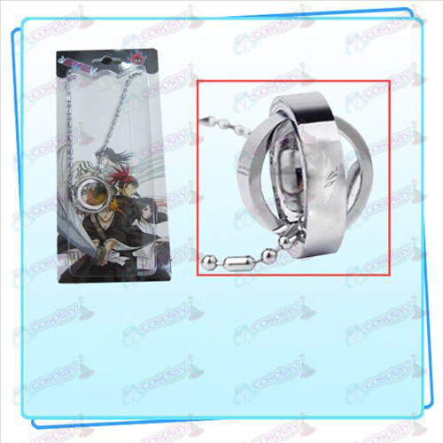 Bleach Accessories Dual Ring Necklace half of the face (card)