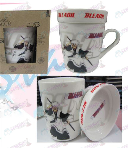 Cartoon ceramic cup (with lid) Bleach Accessories