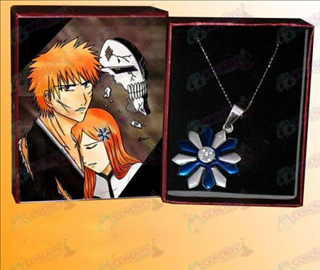 Bleach Accessories Inoue Hime shield Shun six flowers woven stainless steel pendant necklace