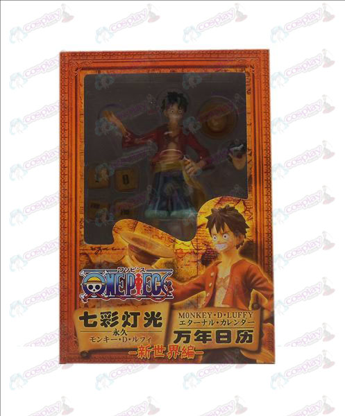 One Piece Accessories Luffy hand to do the calendar colorful lights