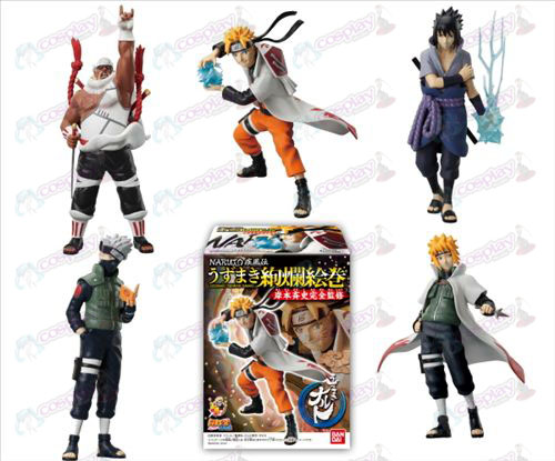 10 on behalf of five models Naruto base (15-17cm) Box (gorgeous Emaki articles)