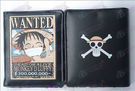 One Piece Accessories Luffy warrant leather wallet (Jane)