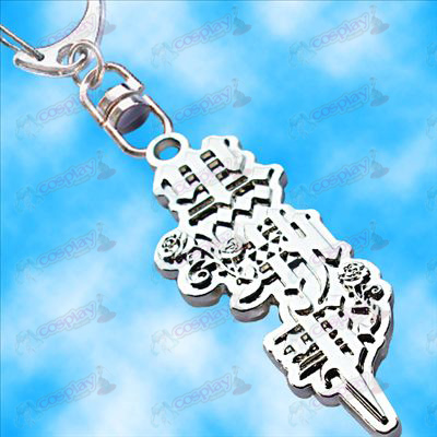 Black Butler Accessories-topic flag hanging buckle (white)
