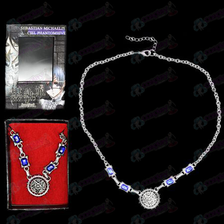 Black Butler Accessories logo boxed necklace