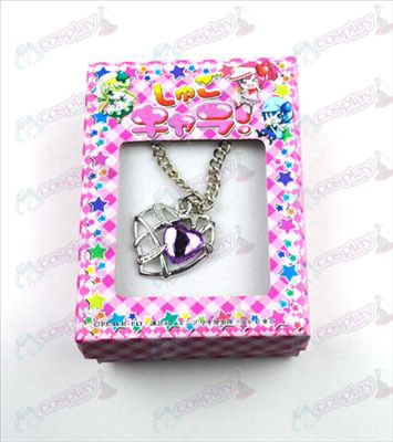 Shugo Chara! Accessories Heart Necklace (Purple)