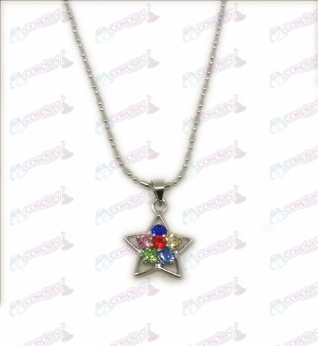 D Blister Lucky Star Accessories Necklace (Diamond)