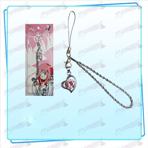 Star-Stealing Girl Accessories with three-dimensional heart-shaped diamond Strap