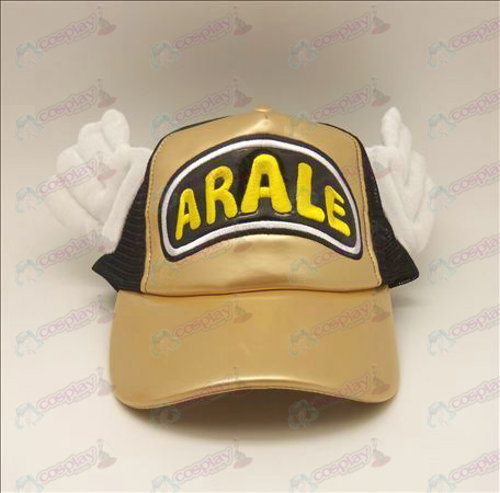 D Ala Lei hat (gold - black)