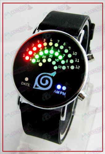 Colorful korean fan LED watches - konoha