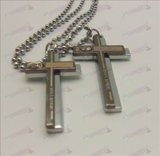 Death Note Accessories Dual Cross Necklace (box)