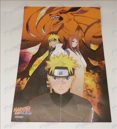 42 * 29 Naruto embossed posters (8 / set